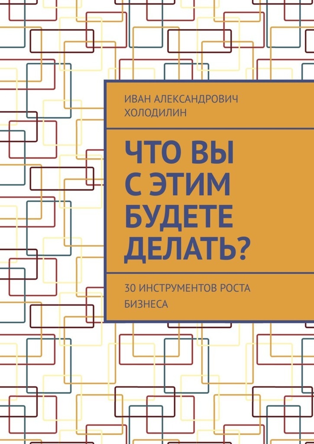 Обложка книги «Что вы с этим будете делать? 30 инструментов роста бизнеса»