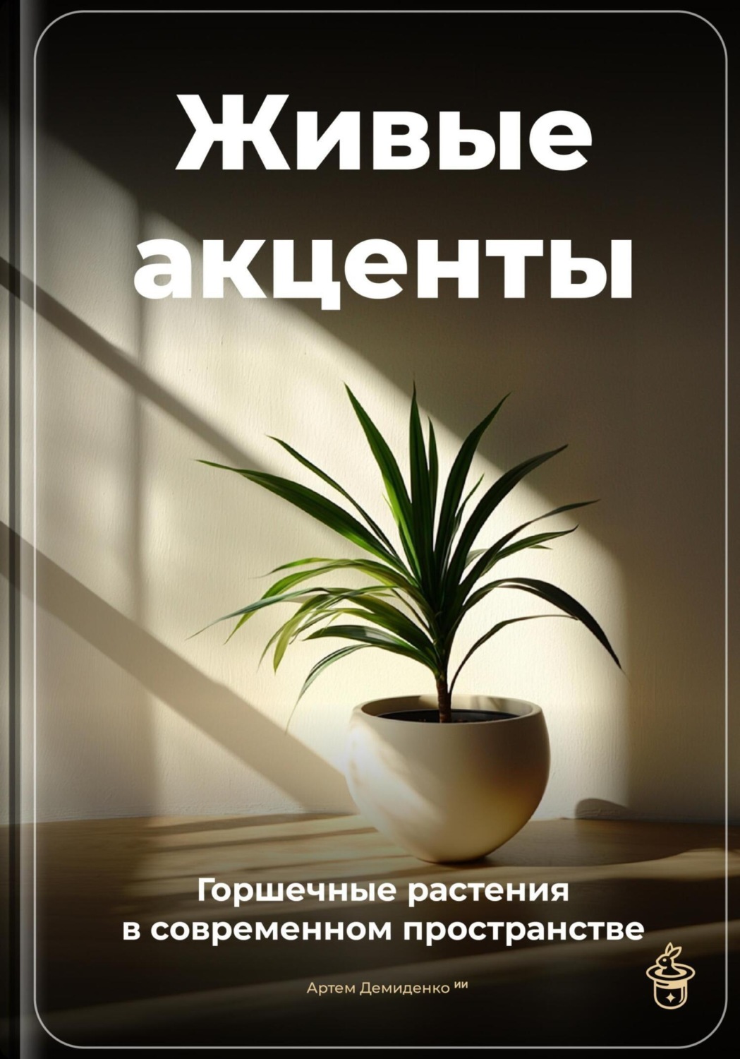 Обложка книги «Живые акценты: Горшечные растения в современном пространстве»