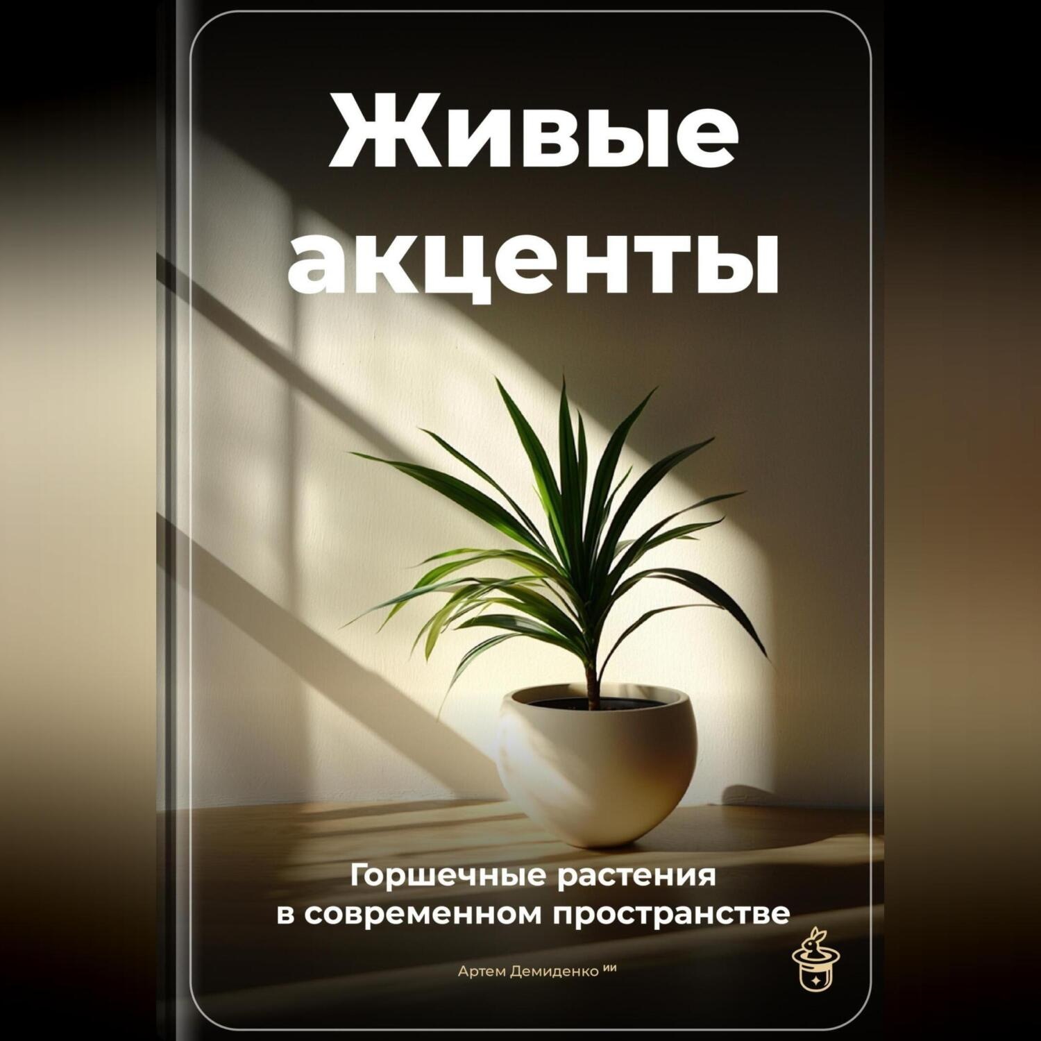 Обложка книги «Живые акценты: Горшечные растения в современном пространстве»