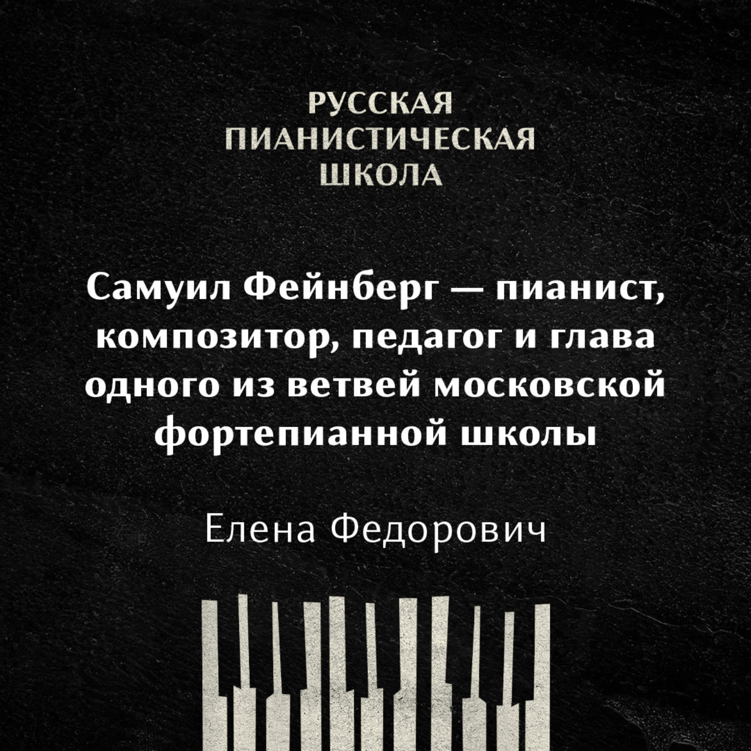 Обложка книги «Самуил Фейнберг — пианист, композитор, педагог и глава одного из ветвей московской фортепианной школы»