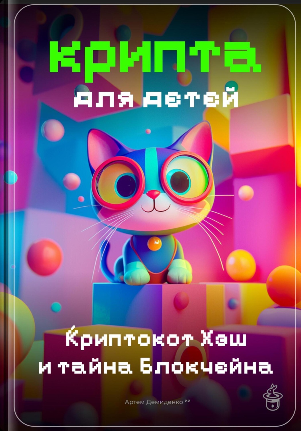 Обложка книги «Крипта для детей: Криптокот Хэш и тайна Блокчейна»
