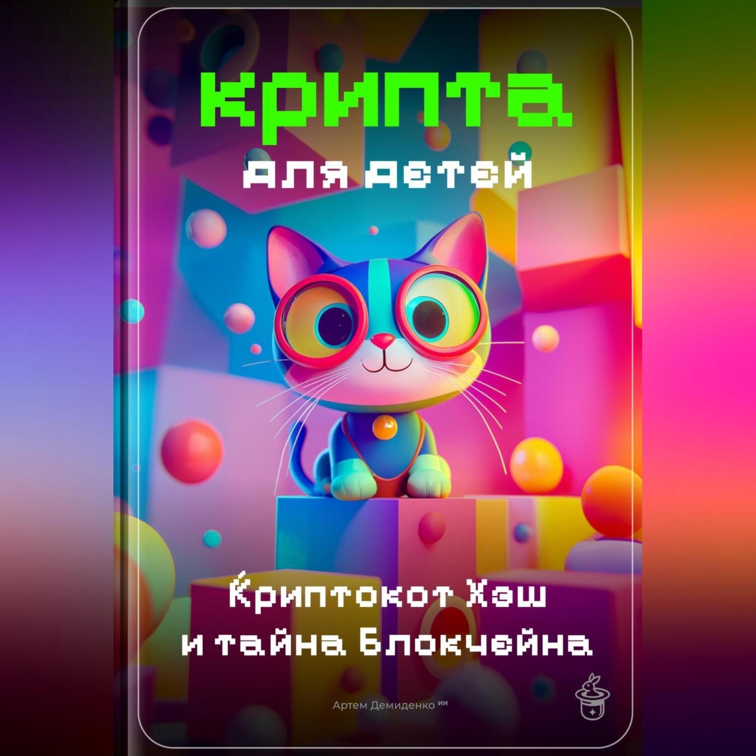 Обложка книги «Крипта для детей: Криптокот Хэш и тайна Блокчейна»