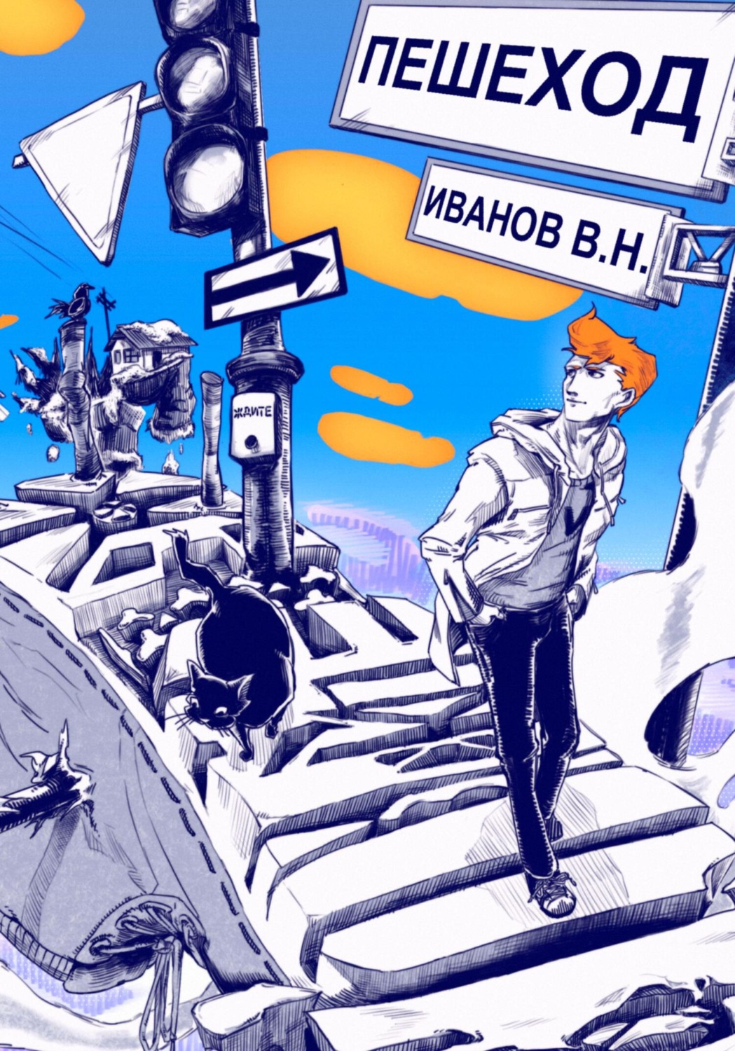 Обложка книги «Пешеход»