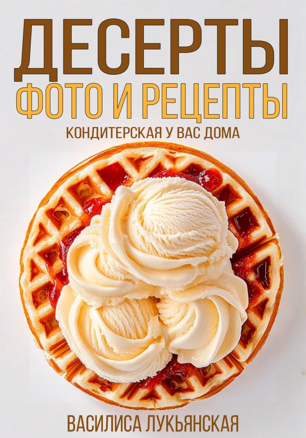 Обложка книги «Десерты. Фото и рецепты. Кондитерская у вас дома»