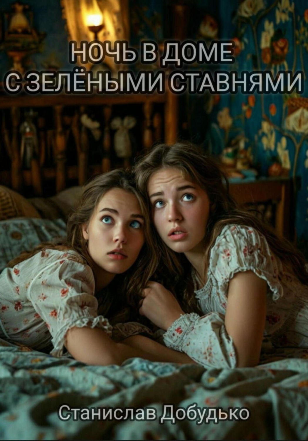 Обложка книги «Ночь в доме с зелёными ставнями»