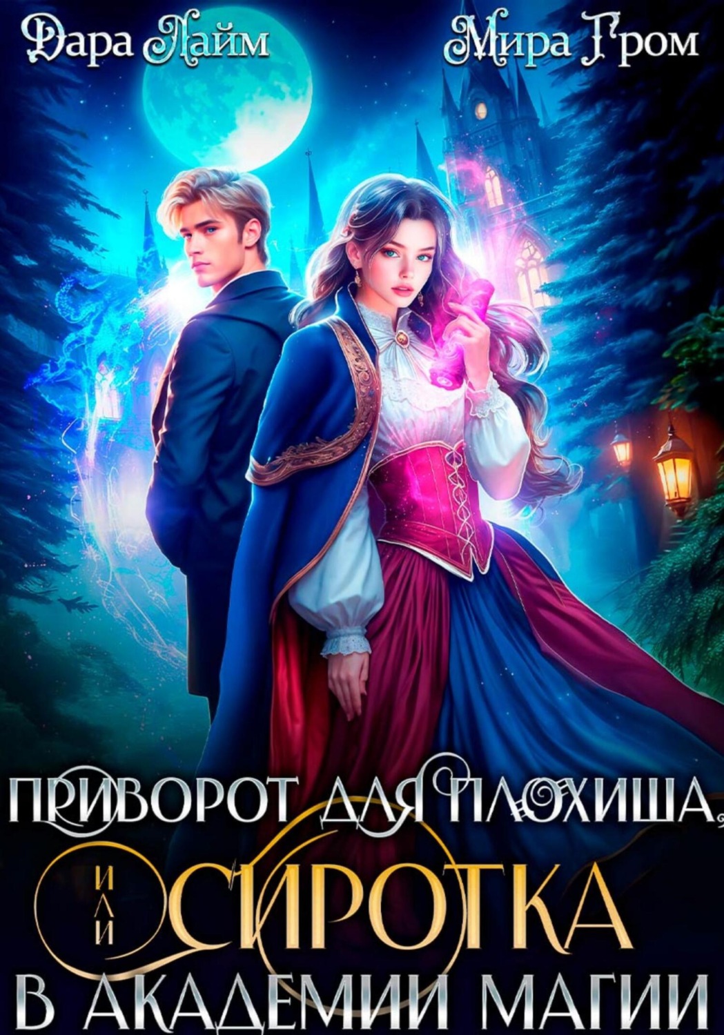 Обложка книги «Приворот для плохиша, или Сиротка в академии магии»