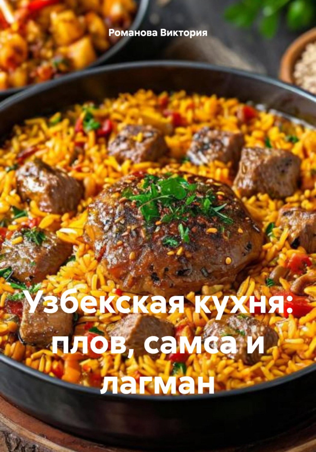 Обложка книги «Узбекская кухня: плов, самса и лагман»