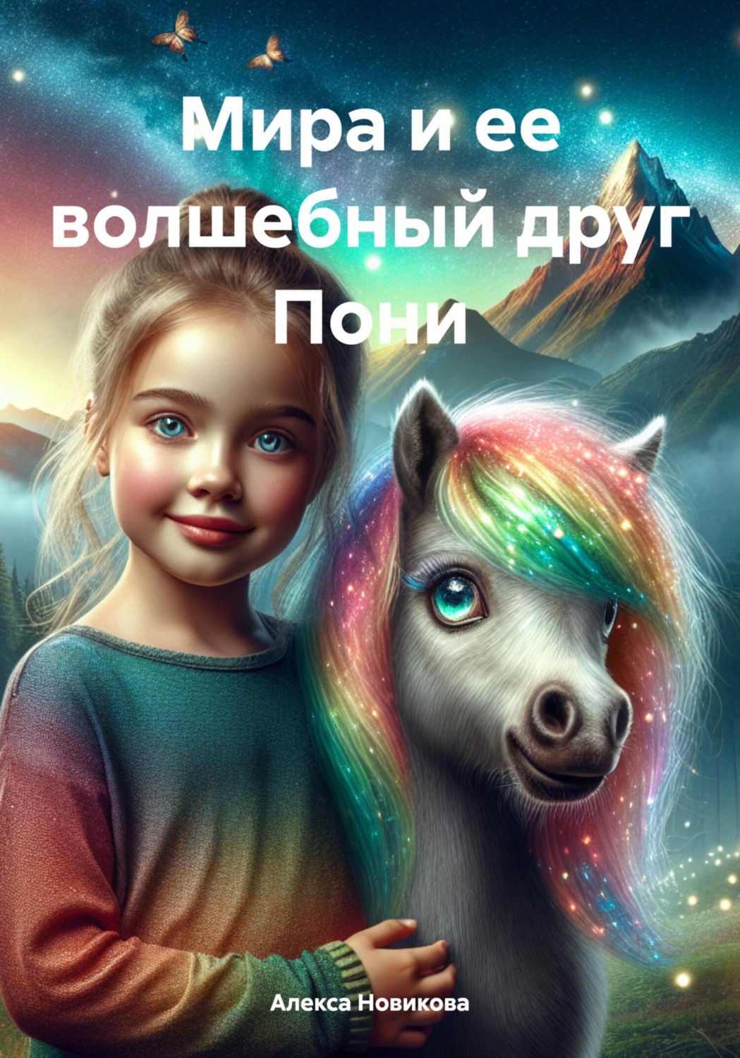 Обложка книги «Мира и ее волшебный друг Пони»
