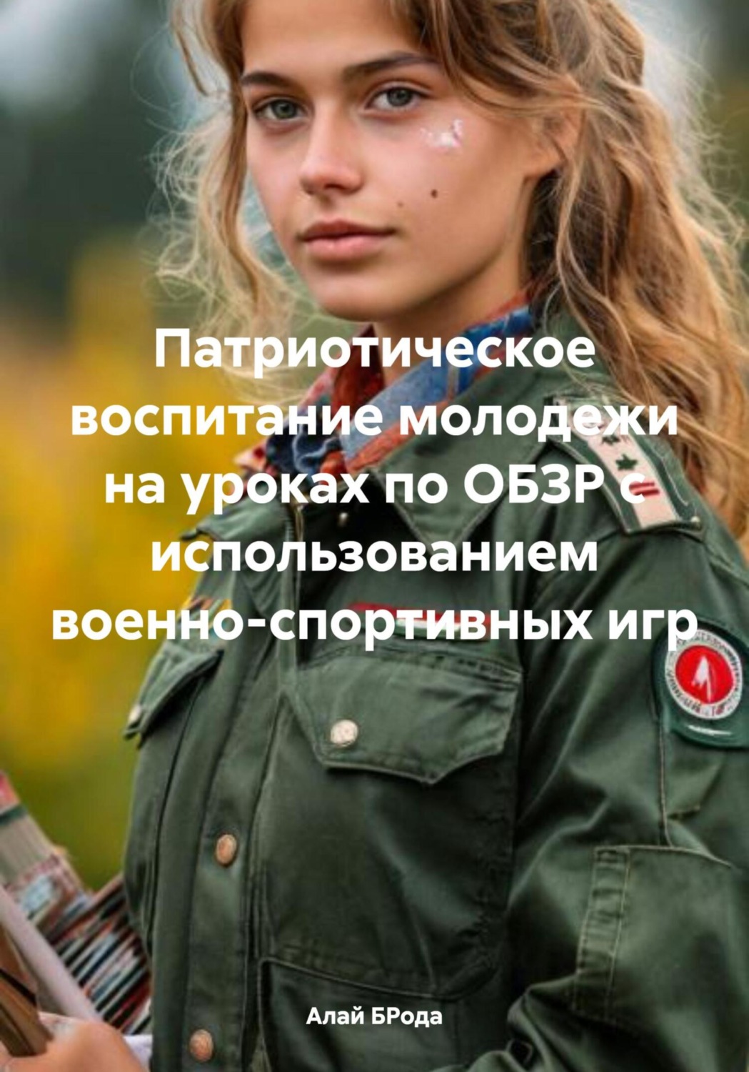 Обложка книги «Патриотическое воспитание молодежи на уроках по ОБЗР с использованием военно-спортивных игр»
