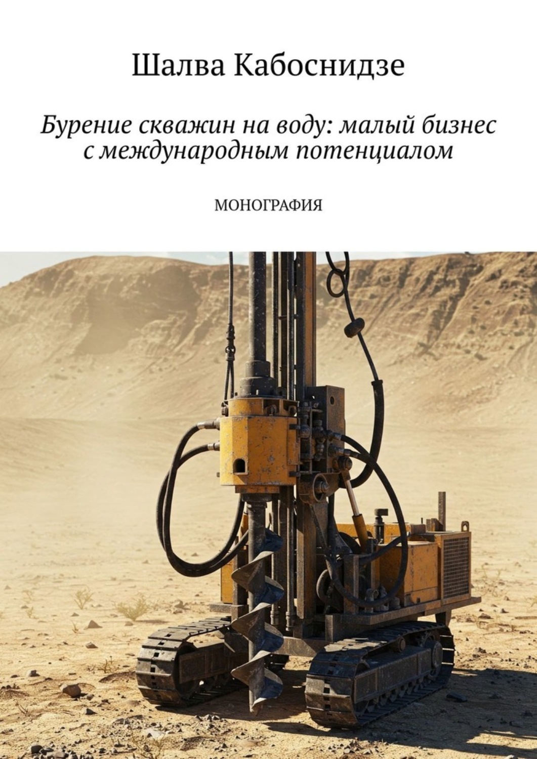 Обложка книги «Бурение скважин на воду: малый бизнес с международным потенциалом. Монография»