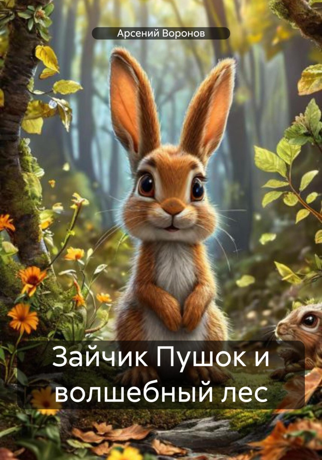 Обложка книги «Зайчик Пушок и волшебный лес»