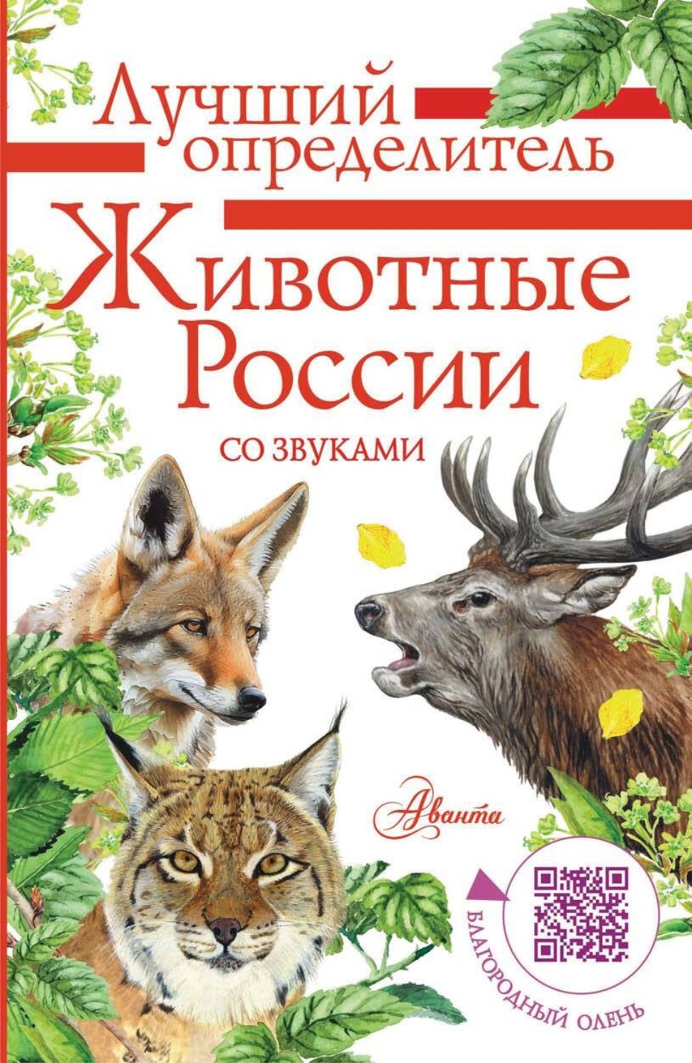 Обложка книги «Животные России со звуками. Определитель»