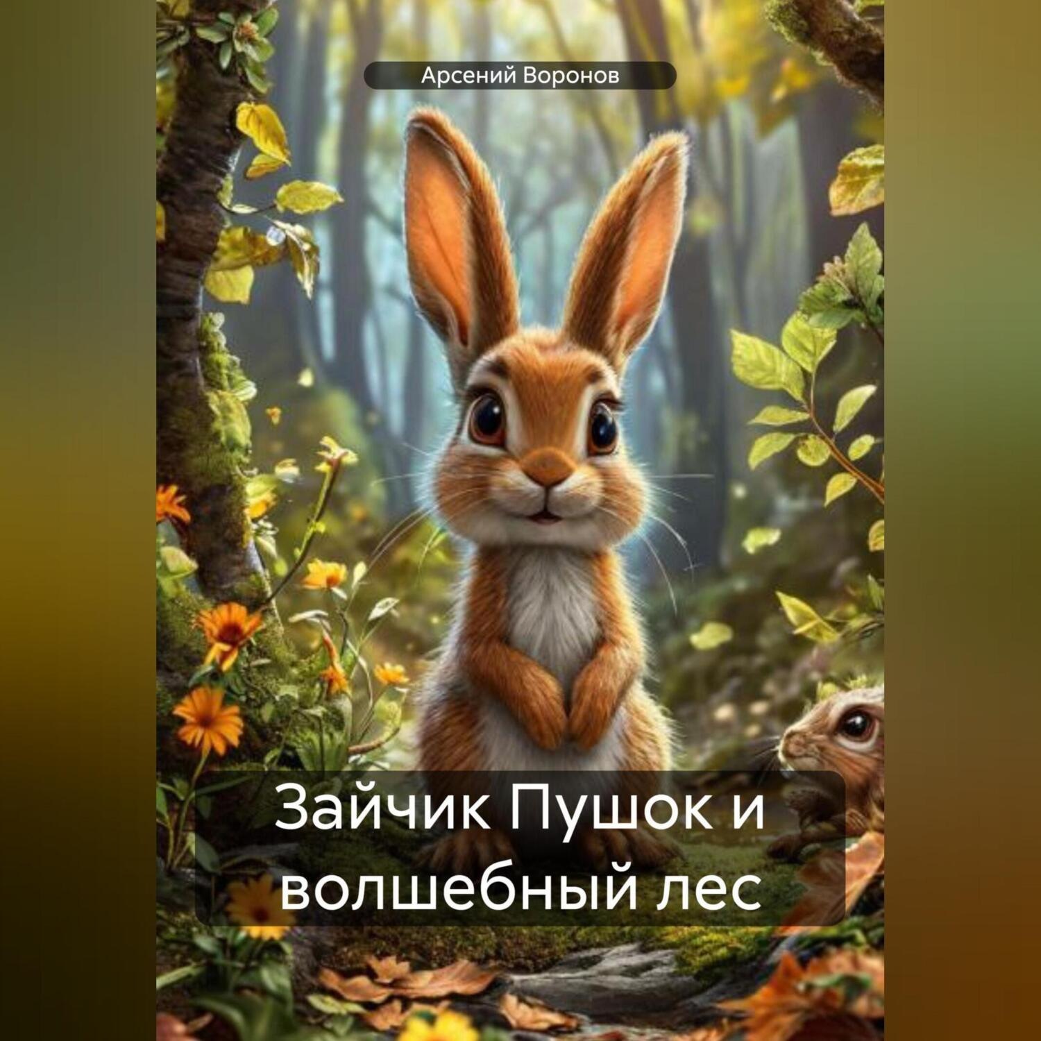 Обложка книги «Зайчик Пушок и волшебный лес»