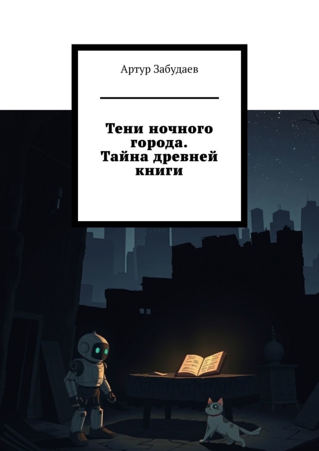Обложка книги «Тени ночного города. Тайна древней книги»