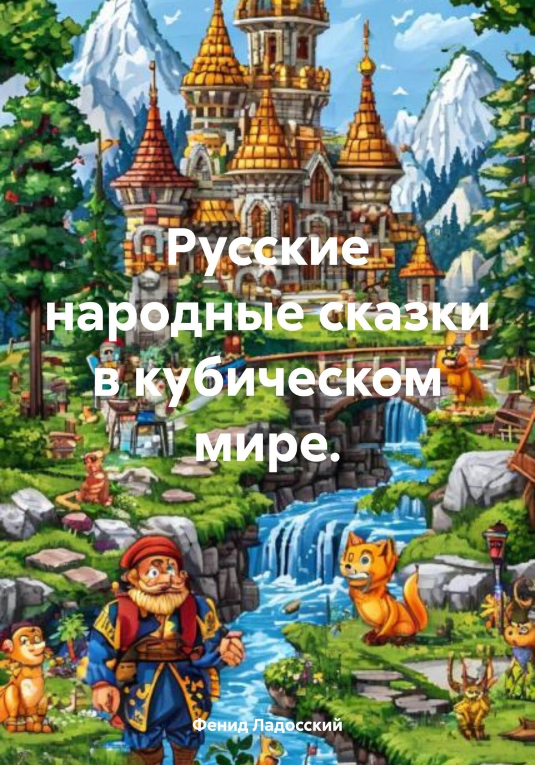 Обложка книги «Русские народные сказки в кубическом мире»
