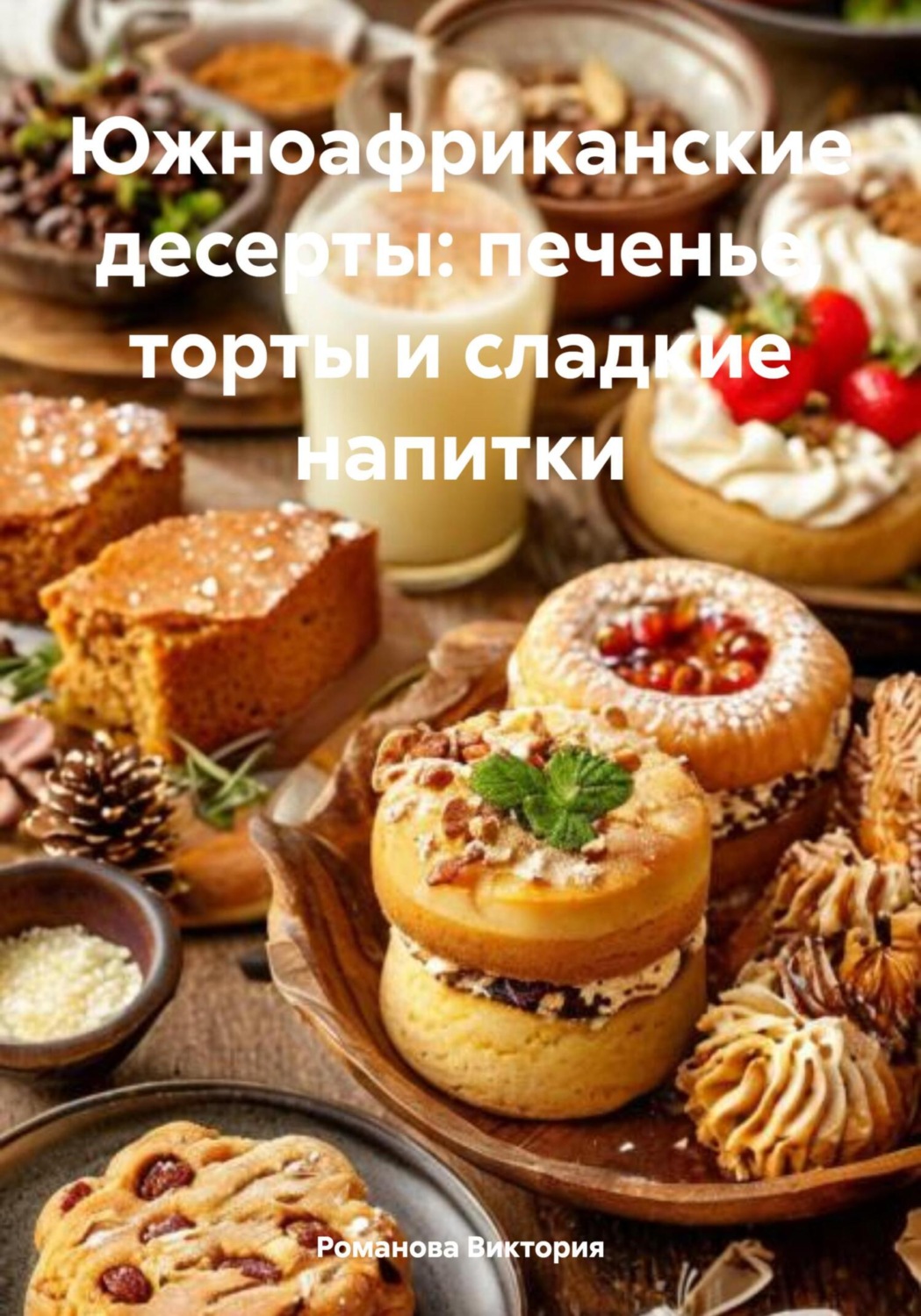 Обложка книги «Южноафриканские десерты: печенье, торты и сладкие напитки»