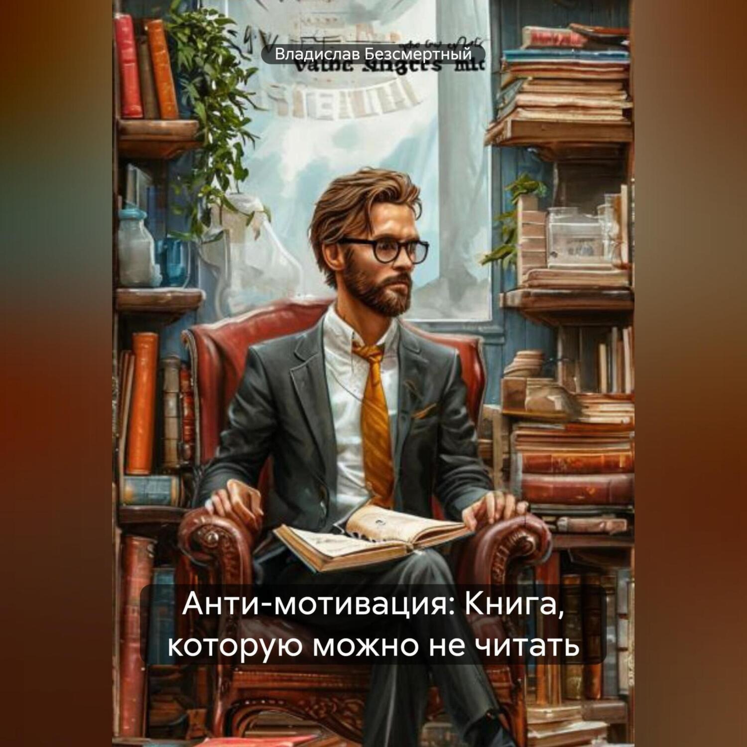 Обложка книги «Анти-мотивация: Книга, которую можно не читать»