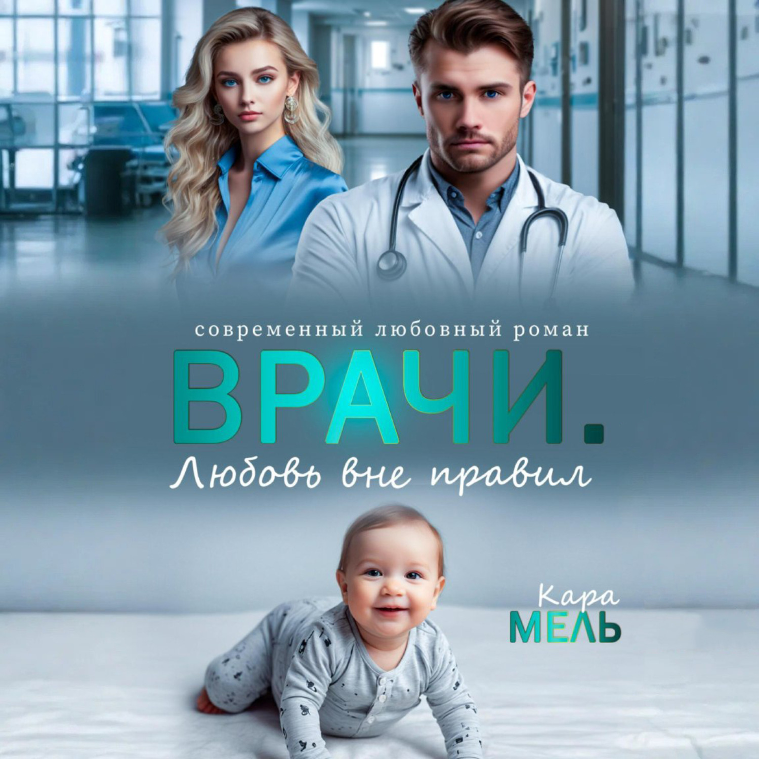 Обложка книги «Врачи. Любовь вне правил»