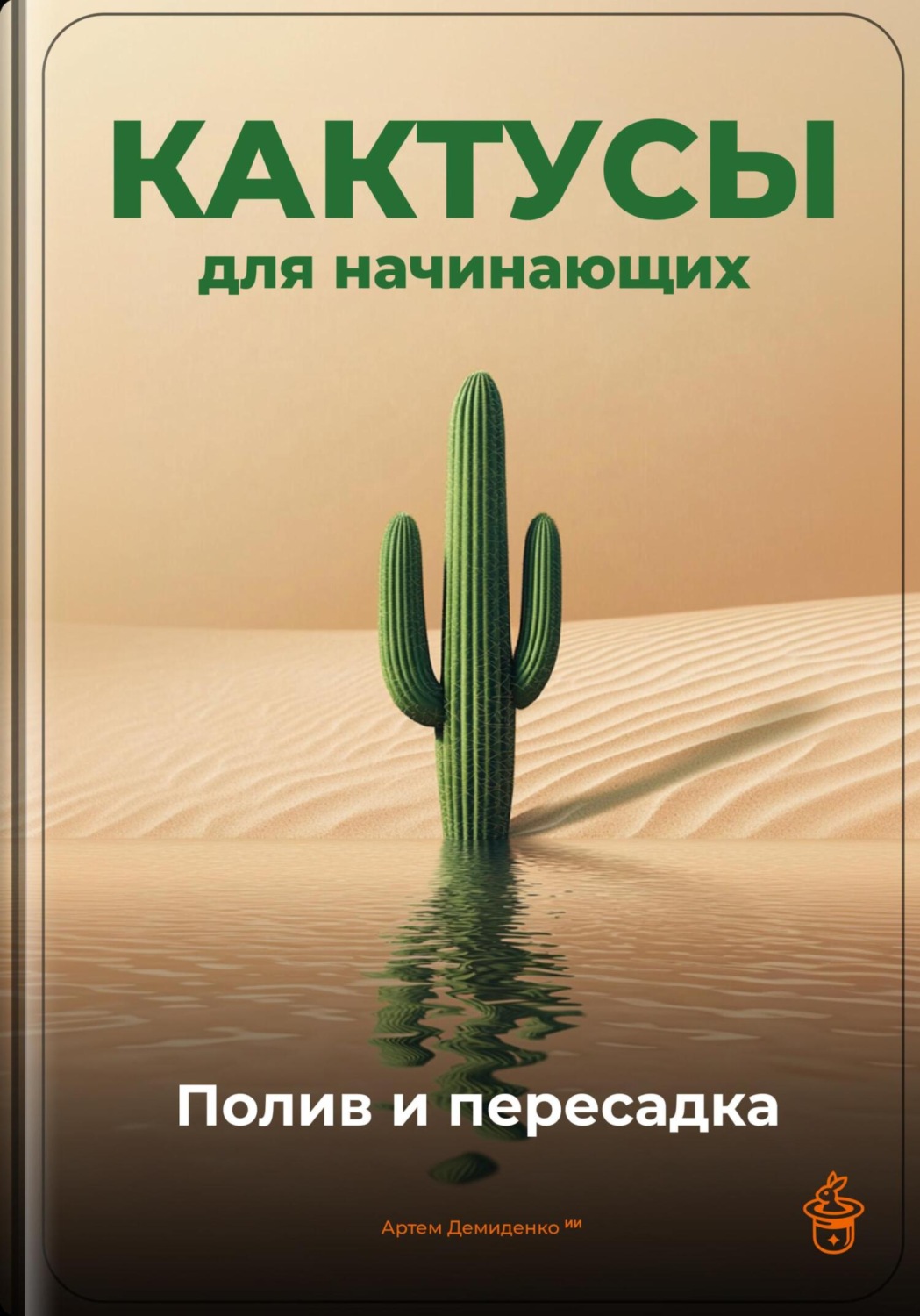 Обложка книги «Кактусы для начинающих: Полив и пересадка»
