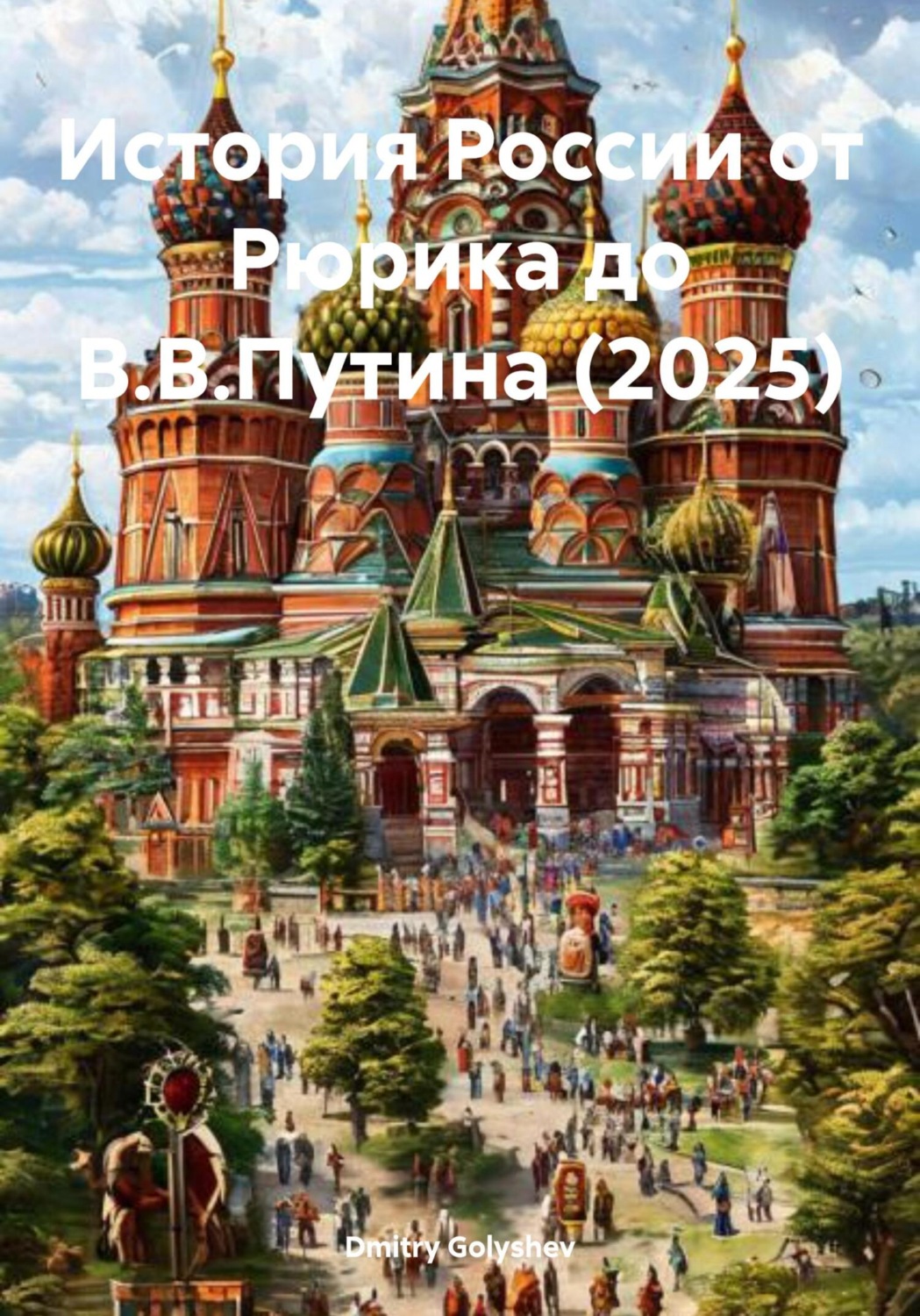 Обложка книги «История России от Рюрика до В.В.Путина (2025)»