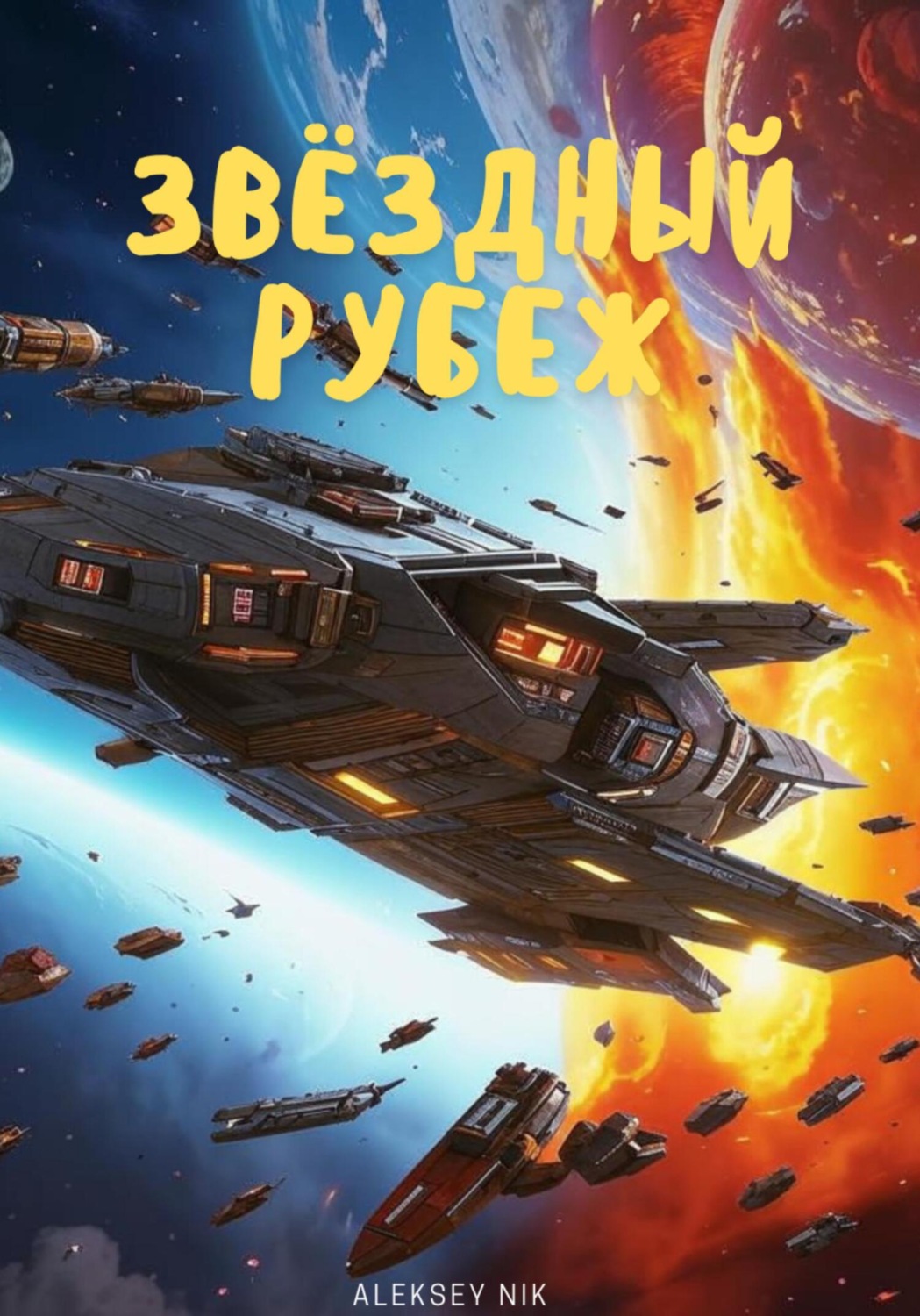 Обложка книги «Звёздный рубеж»