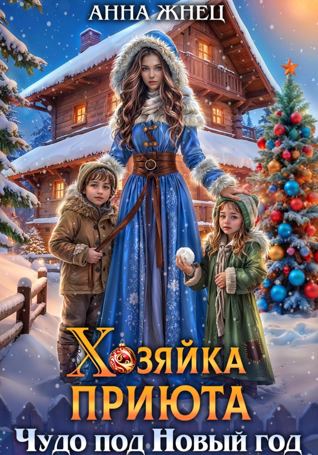 Обложка книги «Хозяйка приюта. Чудо под Новый год»