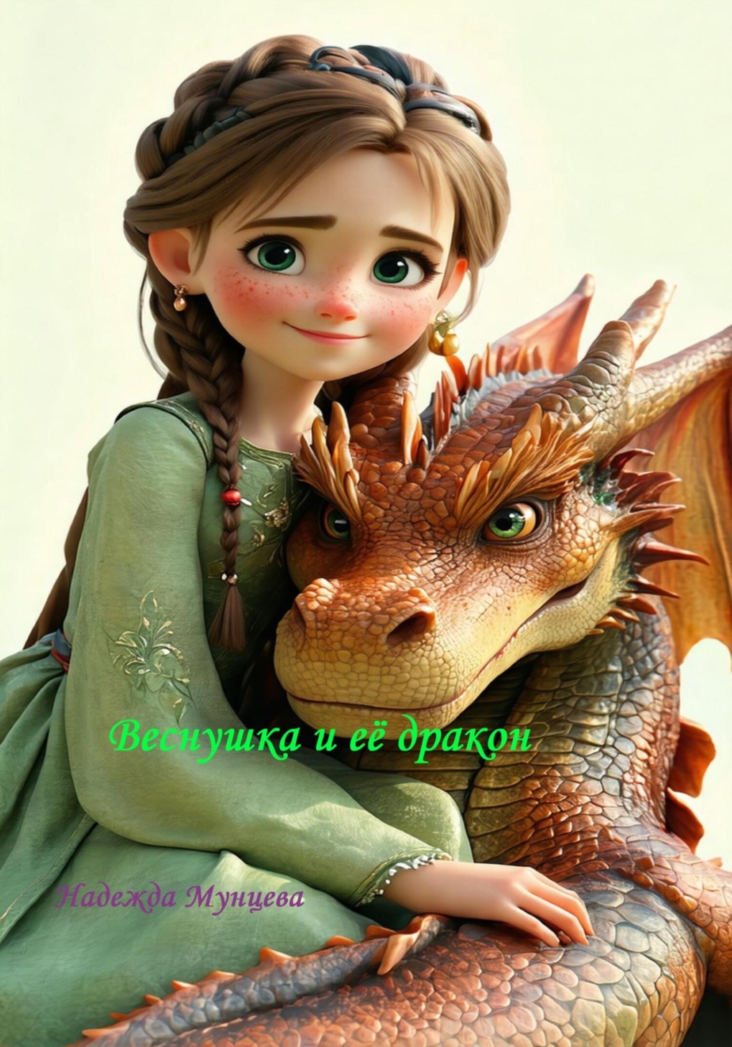 Обложка книги «Веснушка и её дракон»