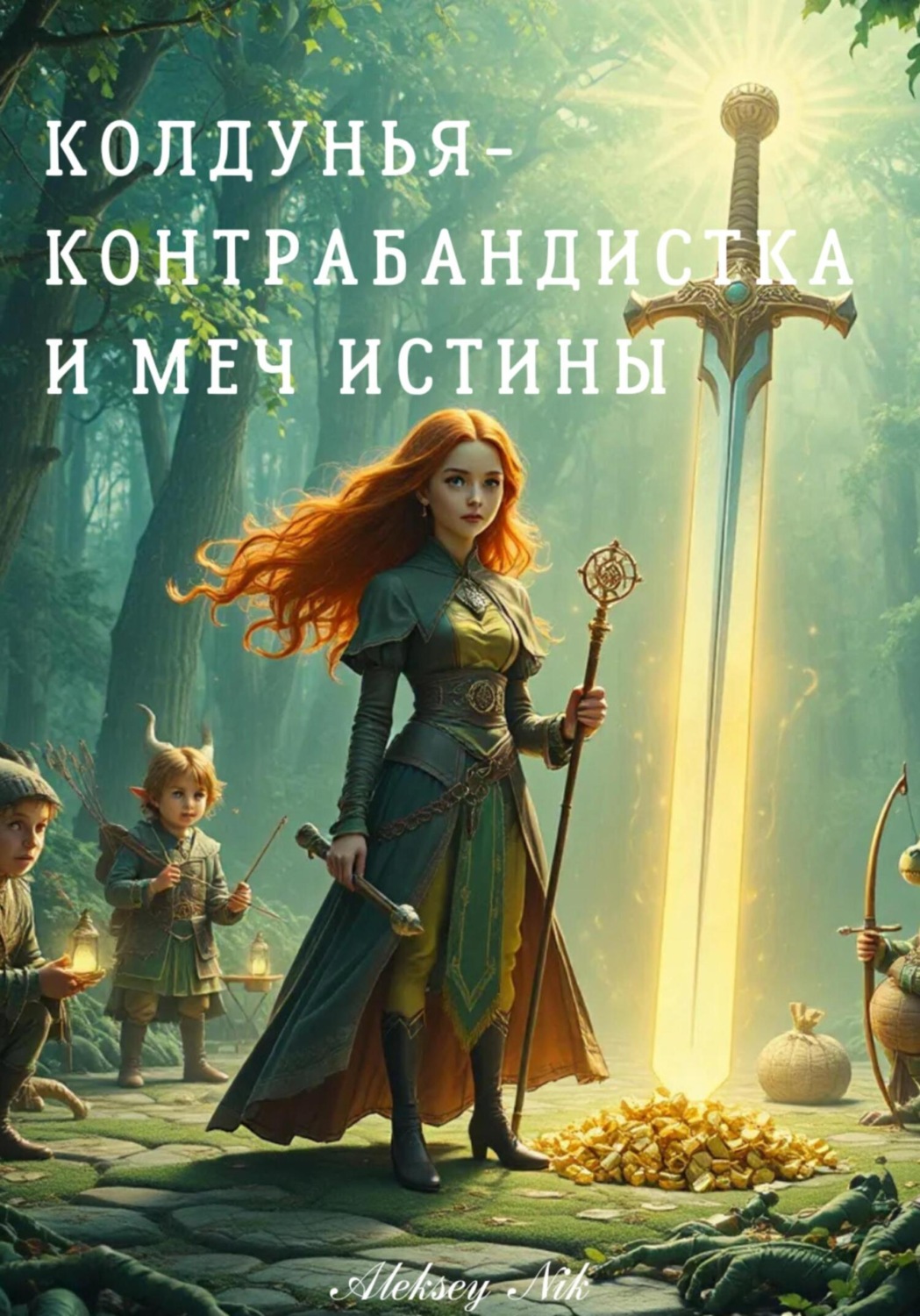Обложка книги «Колдунья-контрабандистка и меч Истины»