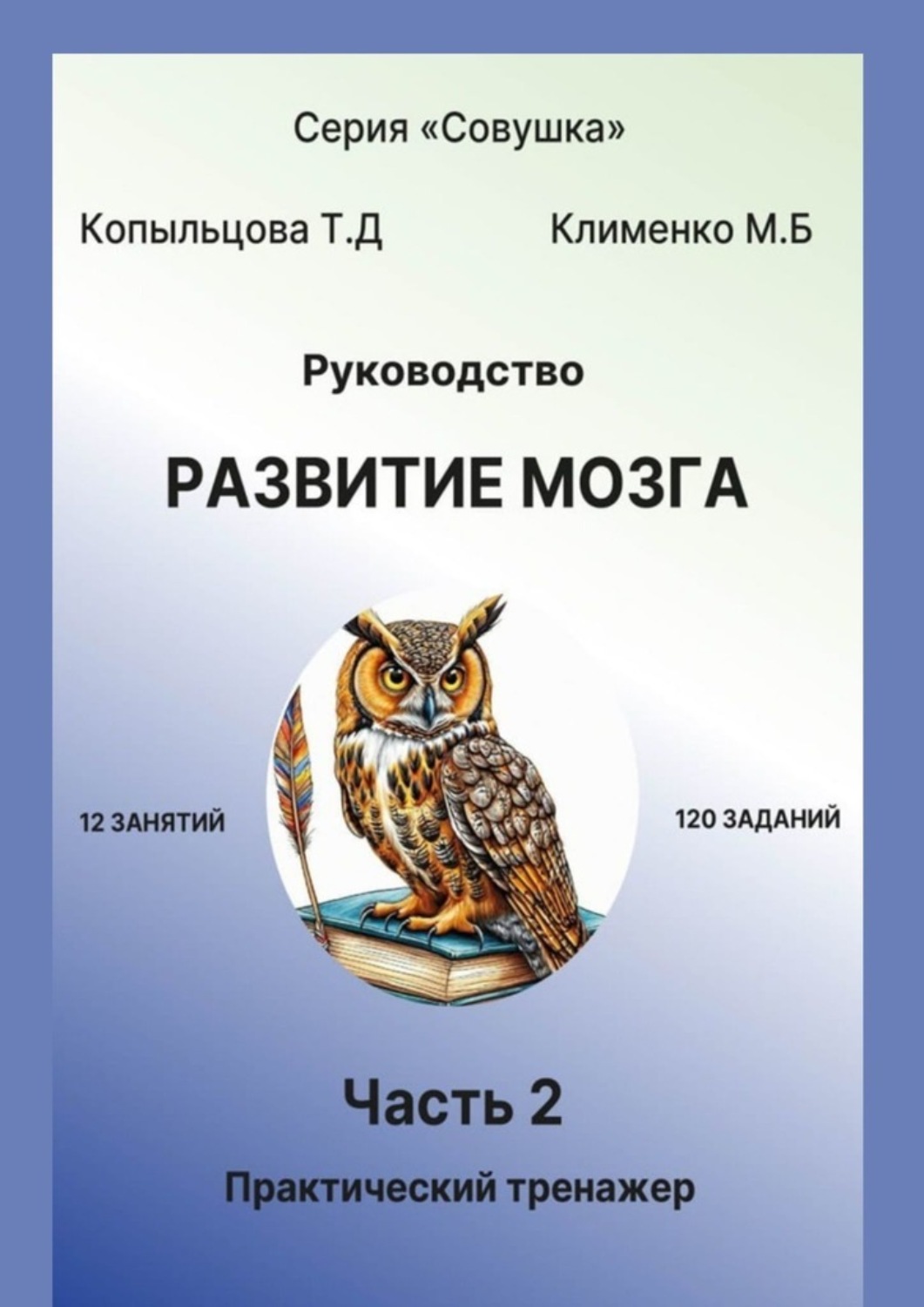 Обложка книги «Руководство. Развитие мозга. Часть 2. Практический тренажёр»