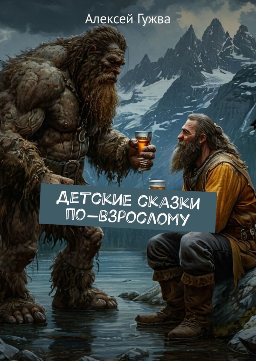 Обложка книги «Детские сказки по-взрослому»