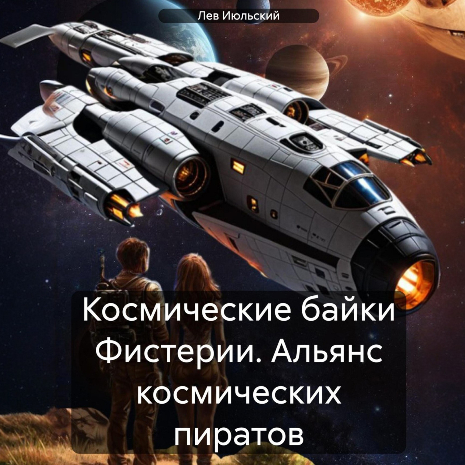Обложка книги «Космические байки Фистерии. Альянс космических пиратов»