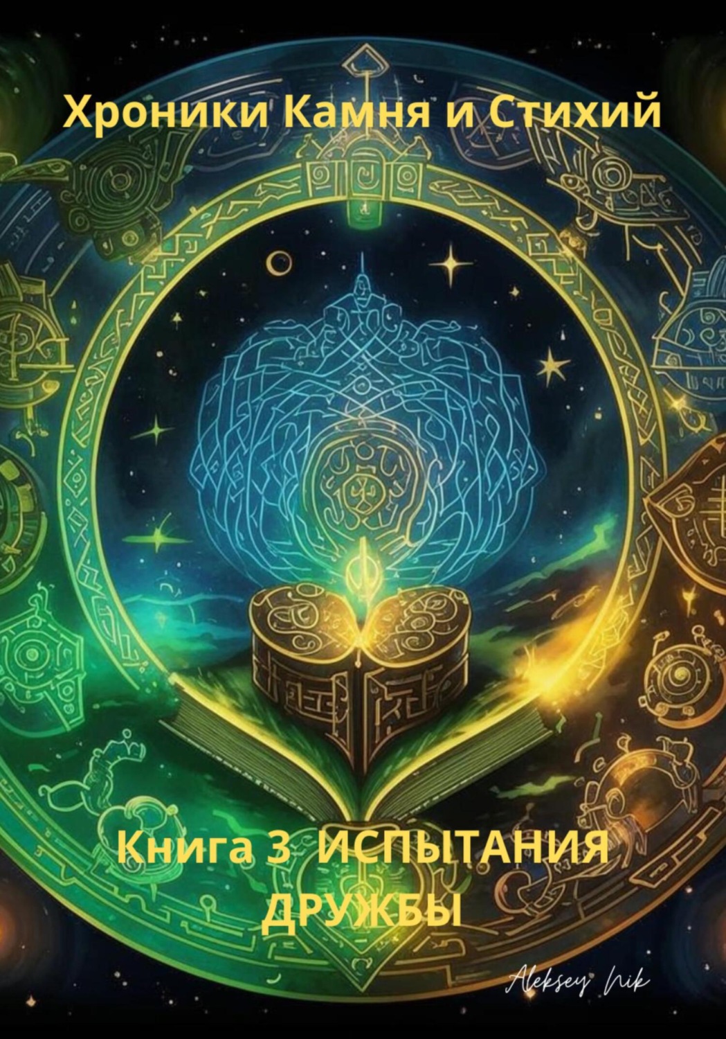 Обложка книги «Хроники Камня и Стихий Книга 3. Испытания дружбы»