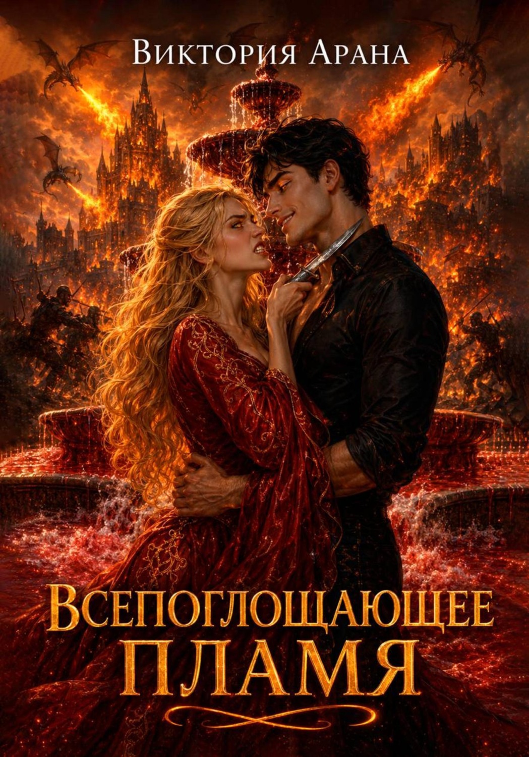 Обложка книги «Всепоглощающее пламя»