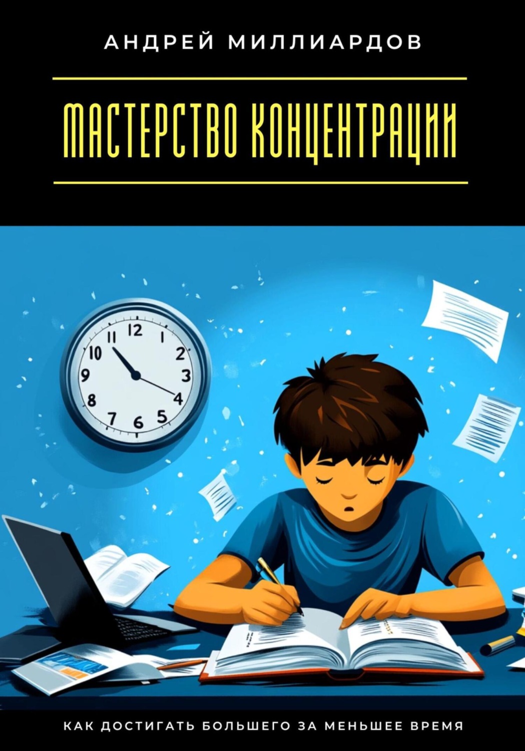 Обложка книги «Мастерство концентрации. Как достигать большего за меньшее время»