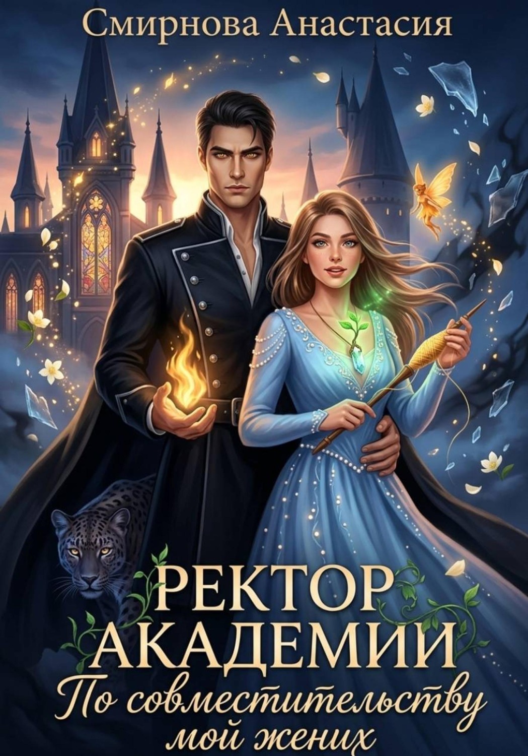 Обложка книги «Ректор академии по совместительству. Мой жених»