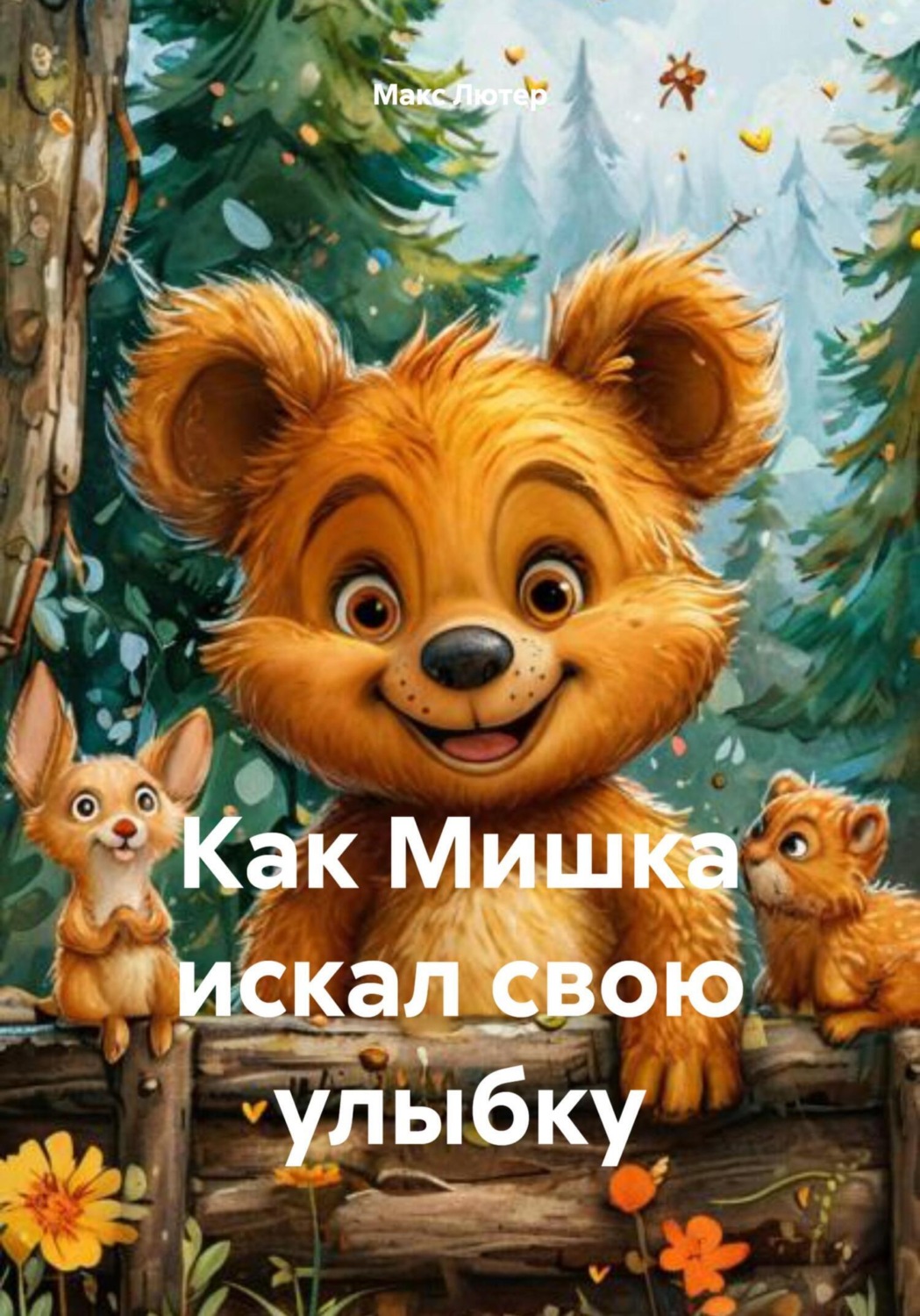 Обложка книги «Как Мишка искал свою улыбку»