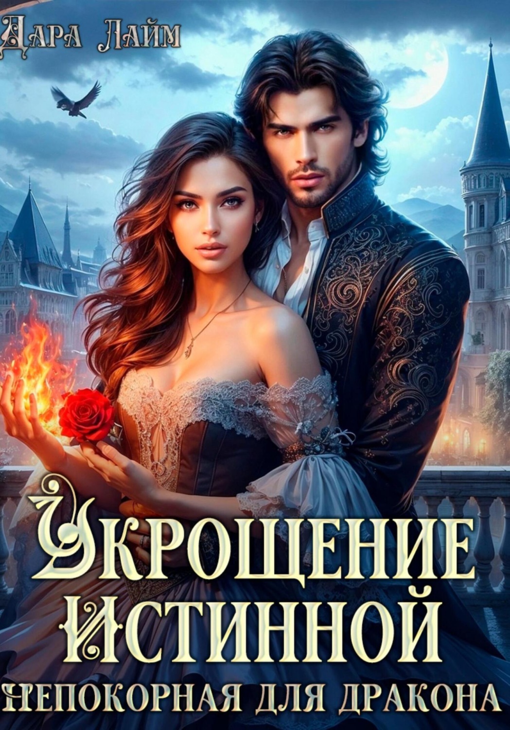 Обложка книги «Укрощение истинной. Непокорная для дракона»