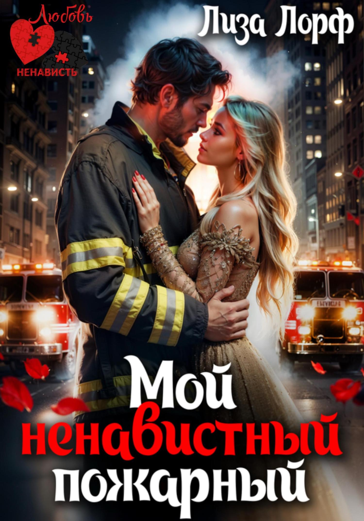 Обложка книги «Мой ненавистный пожарный»