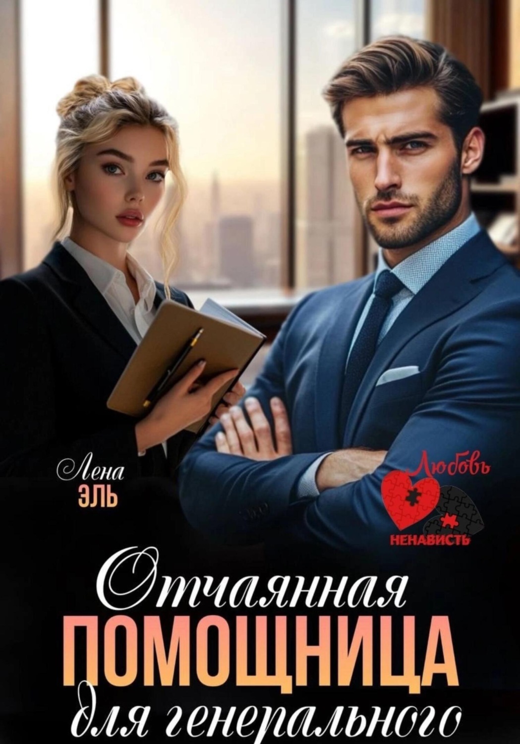 Обложка книги «Отчаянная помощница для генерального»
