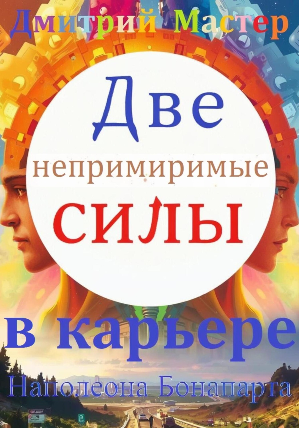 Обложка книги «Две непримиримые силы в карьере Наполеона Бонапарта.»