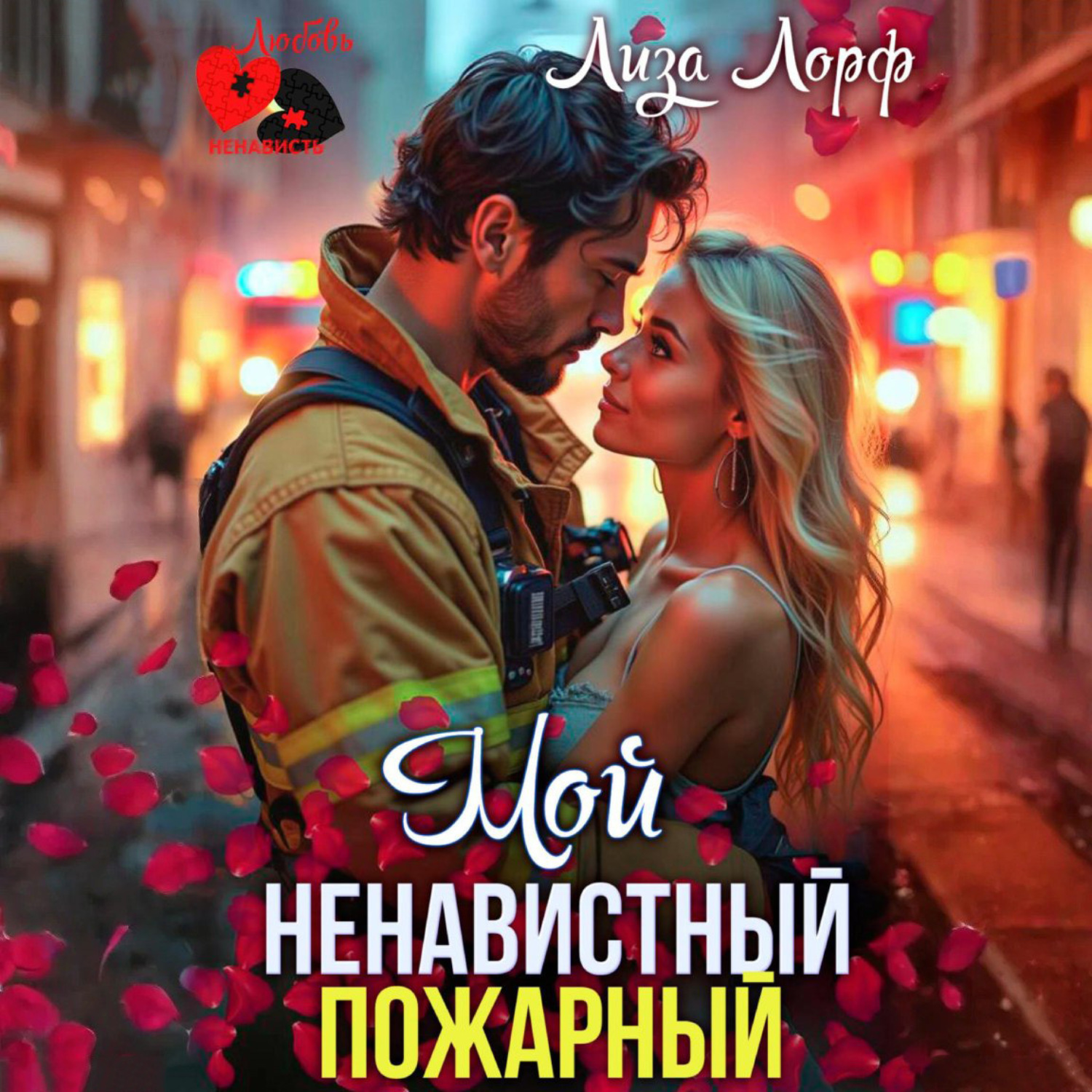 Обложка книги «Мой ненавистный пожарный»