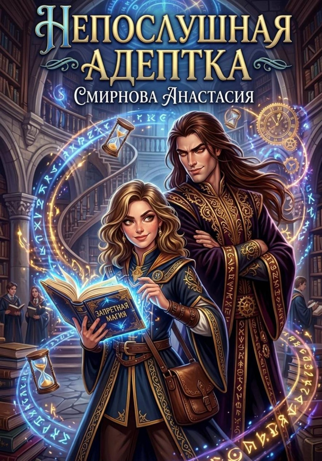Обложка книги «Непослушная адептка»