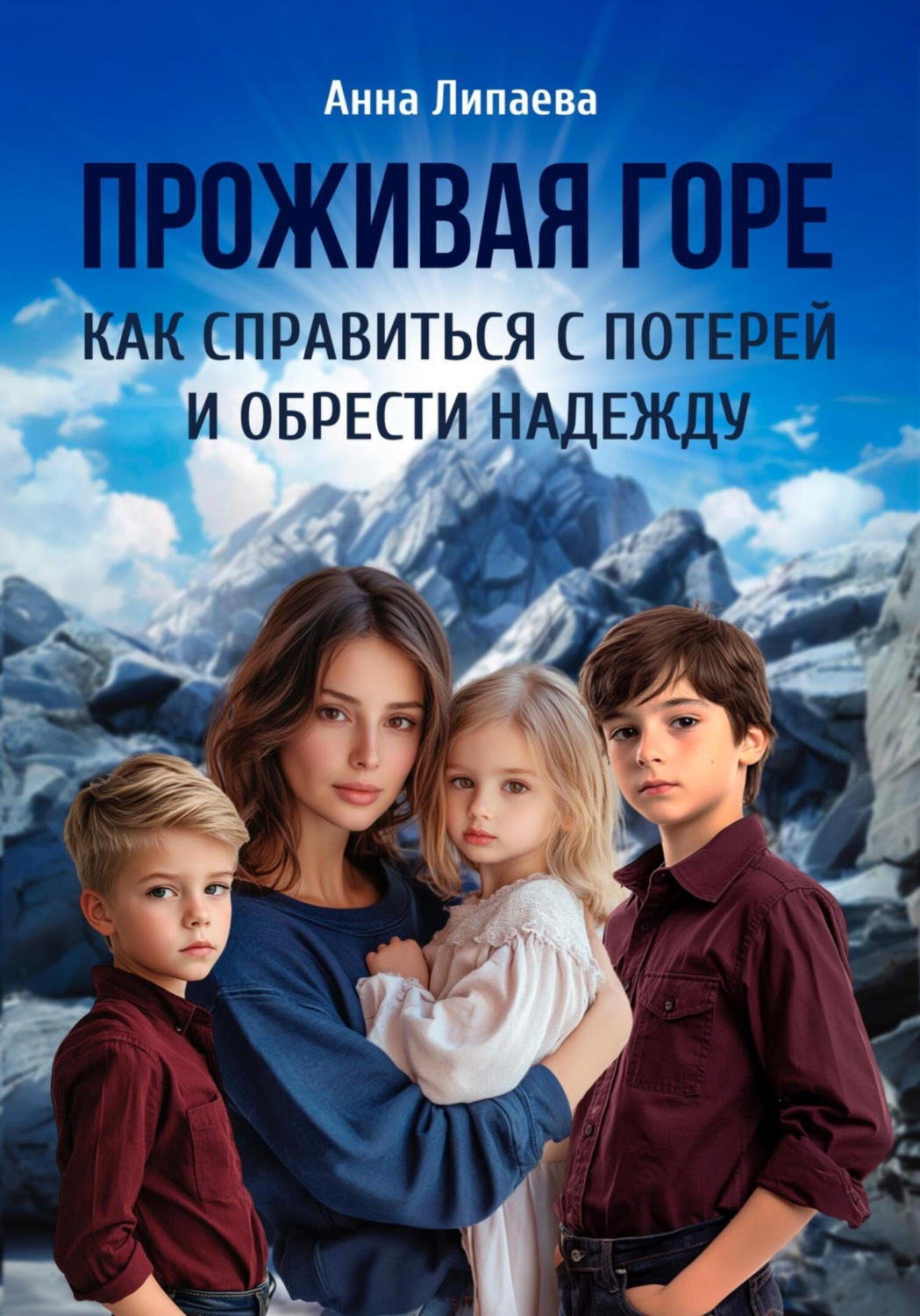 Обложка книги «Проживая горе. Как справиться с потерей и обрести надежду»
