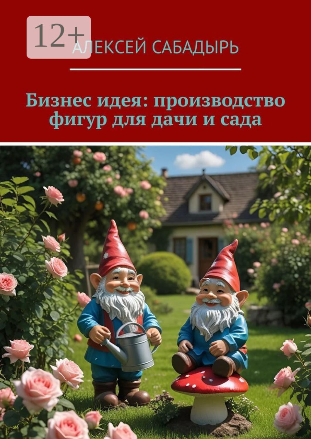 Обложка книги «Бизнес идея: производство фигур для дачи и сада»