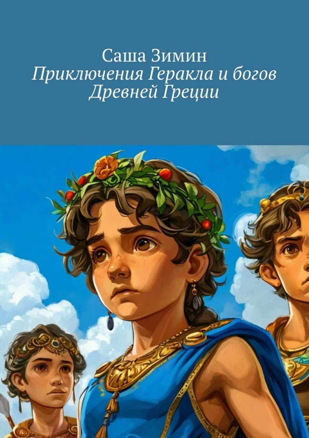 Обложка книги «Приключения Геракла и богов Древней Греции»