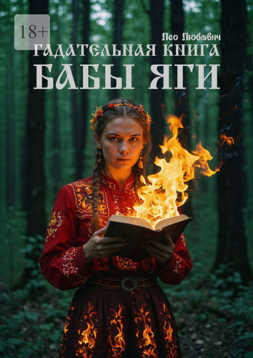 Обложка книги «Гадательная книга Бабы Яги»