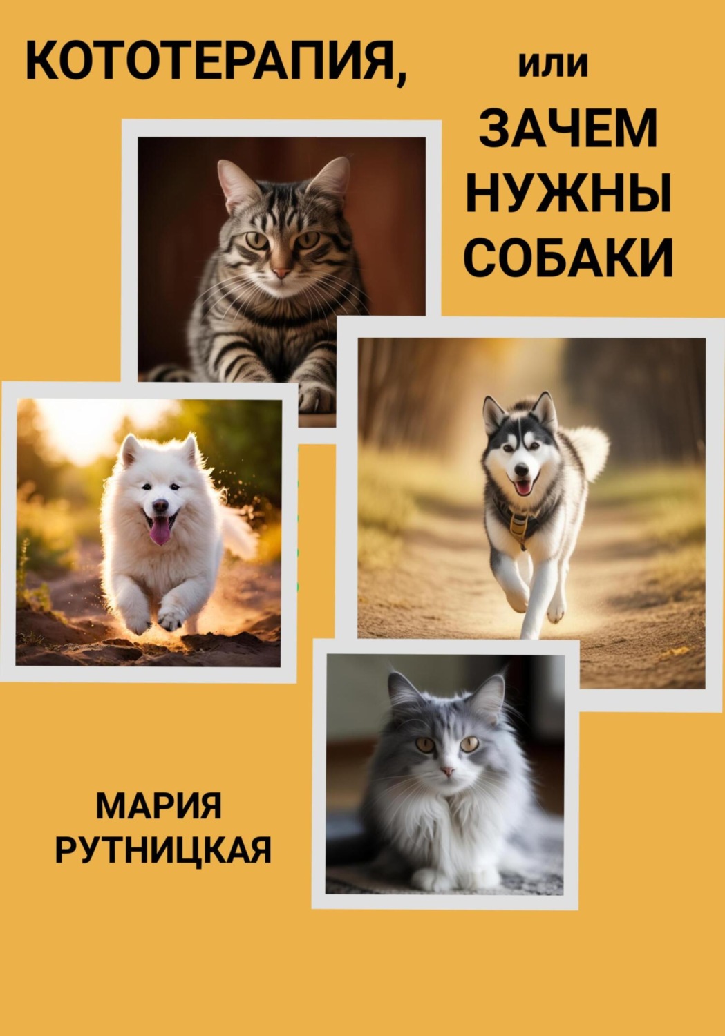 Обложка книги «Кототерапия, или Зачем нужны собаки»