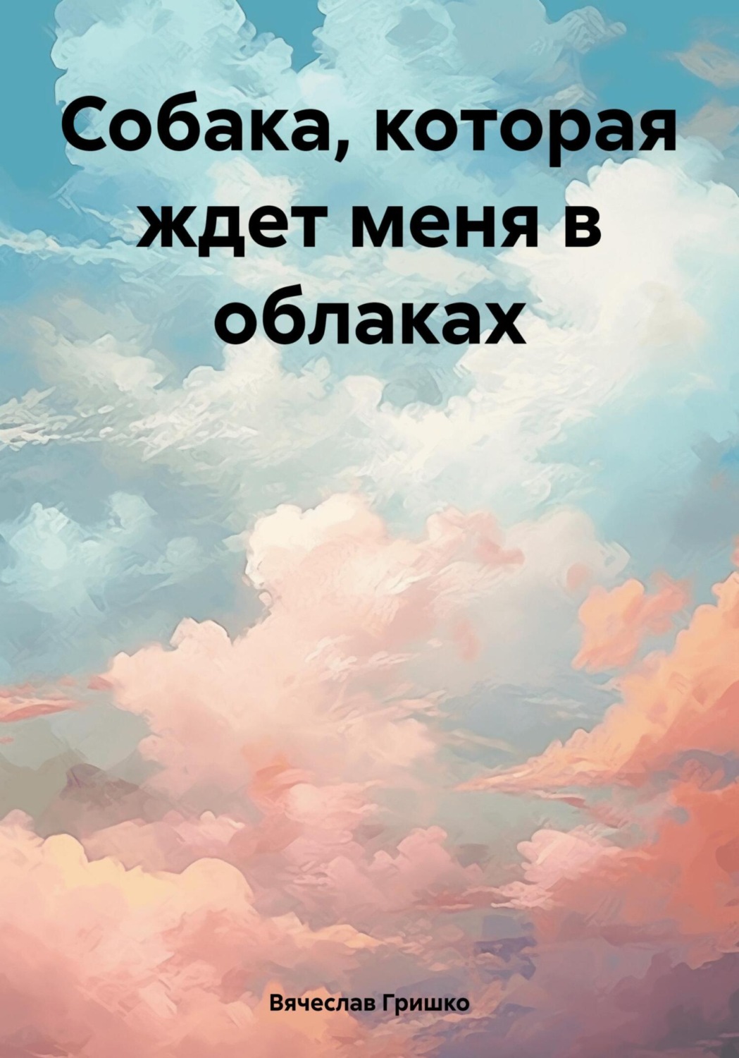 Обложка книги «Собака, которая ждет меня в облаках»