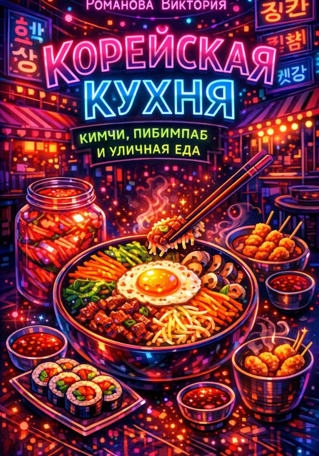 Обложка книги «Корейская кухня: кимчи, пибимпаб и уличная еда»