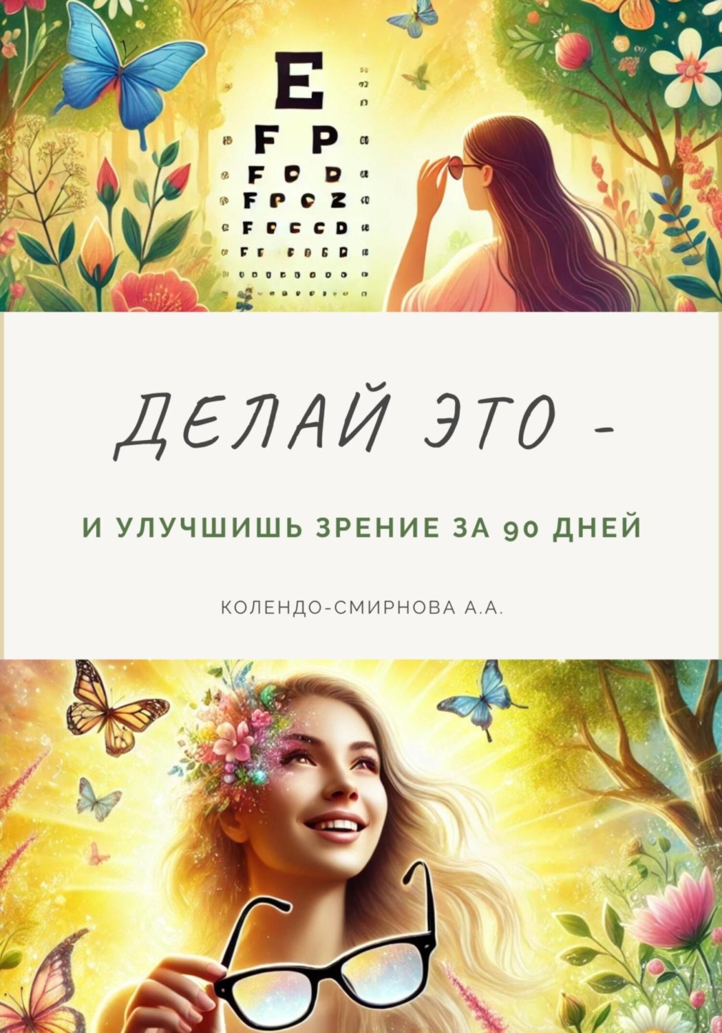 Обложка книги «Делай это – и улучшишь зрение за 90 дней»